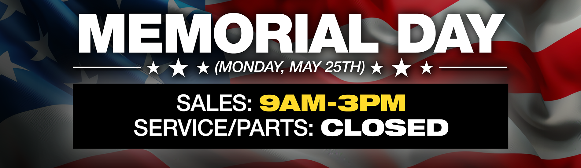 Holiday Hours