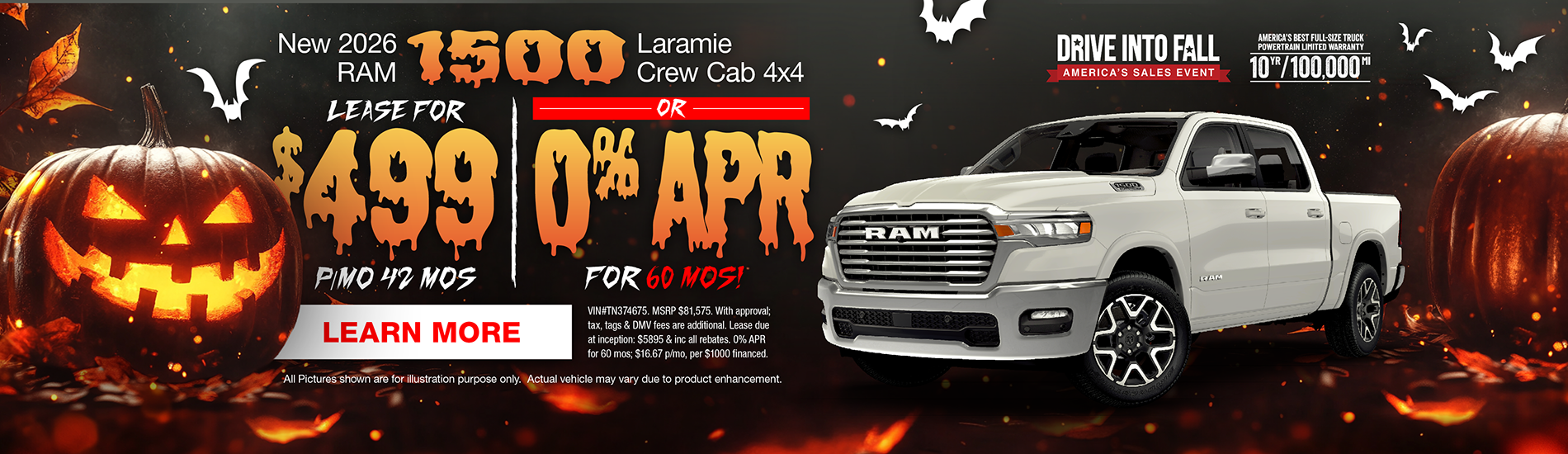 NJ Dealer Ram 1500 Lease