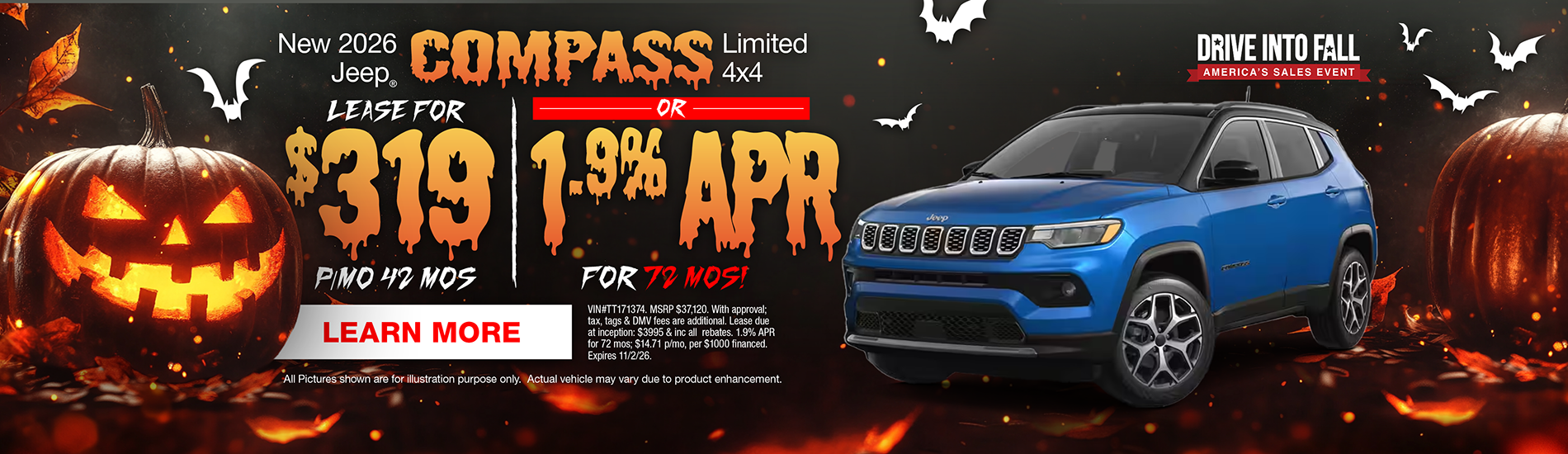 NJ Dealer Jeep Compass Lease