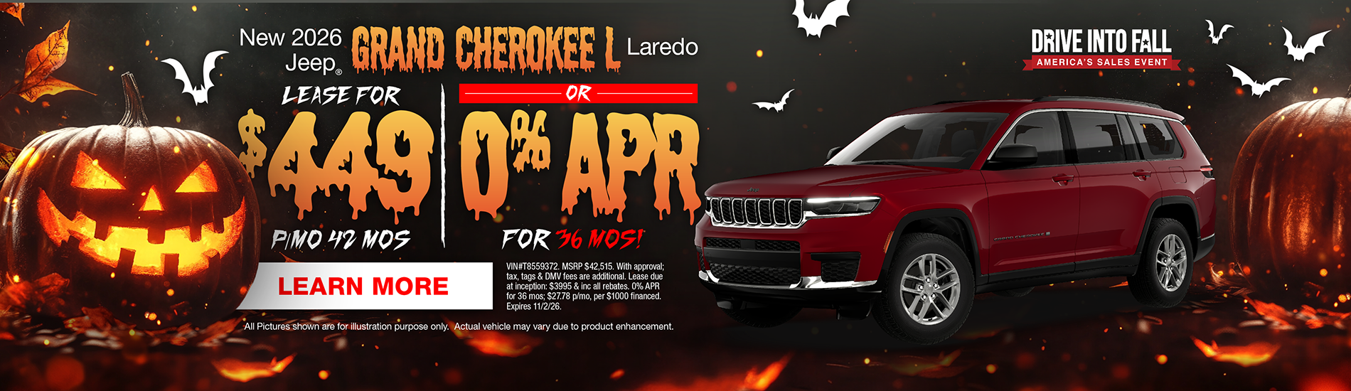 NJ Dealer Gr Cherokee L Lease