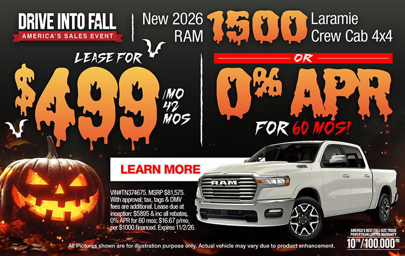NJ Dealer Ram 1500 Lease