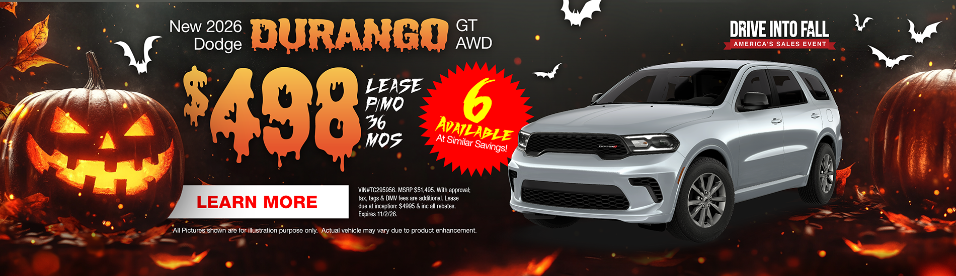NJ Dealer Dodge Durango Special Offer