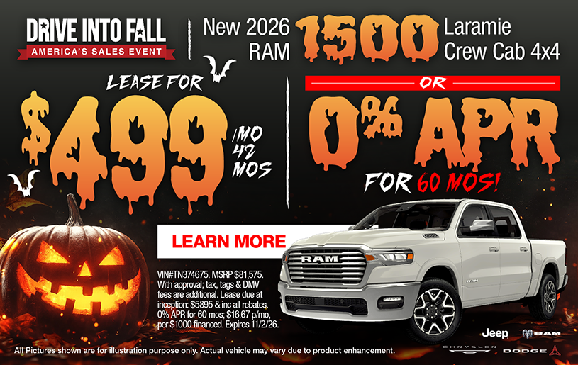 NJ Dealer Ram 1500 Lease