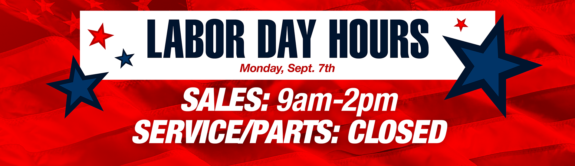 Holiday Hours