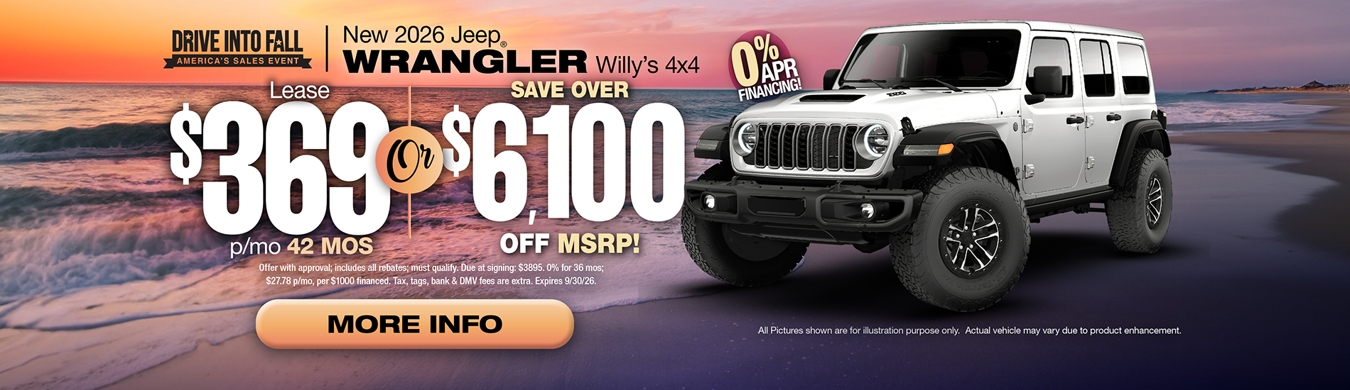 NJ Dealer Wrangler Special Lease